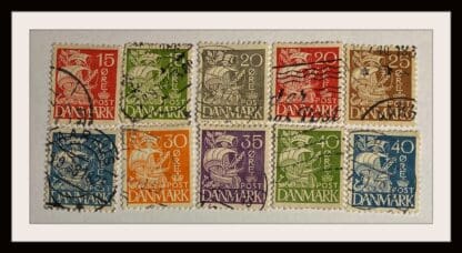 Denmark Scott # 238a-238j Used