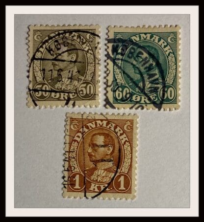 Denmark Scott # 239-240/241 Used