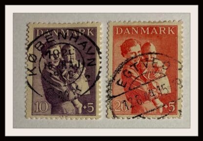 Denmark Scott # B12-B13 Used