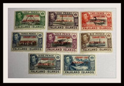 Falkland Islands Dependencies Scott # 2L1-2L8 Mint Hinged