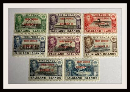 Falkland Islands Dependencies Scott # 3L1-3L8 Mint Hinged