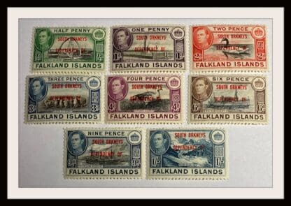 Falkland Islands Dependencies Scott # 4L1-4L8 Mint Hinged