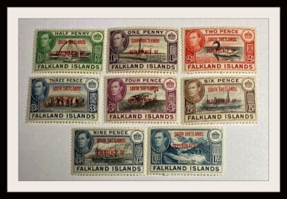 Falkland Islands Dependencies Scott # 5L1-5L8 Mint Hinged