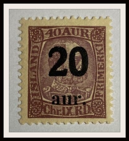 Iceland Scott # 134  Mint Hinged