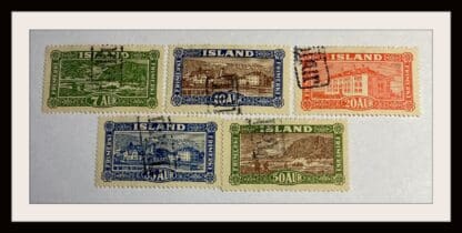 Iceland Scott #144-148 Used