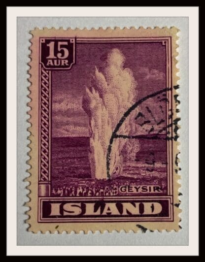 Iceland Scott # 203  Used