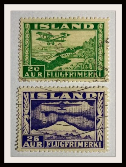 Iceland Scott # C16-C17 Used