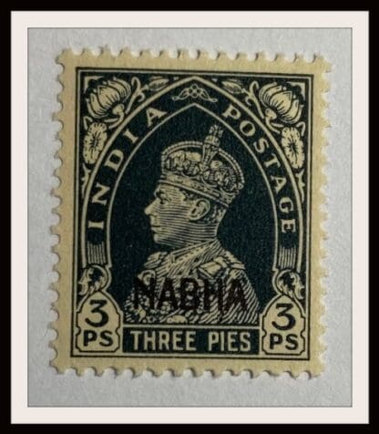 India Nabha Scott # 87 Mint Hinged