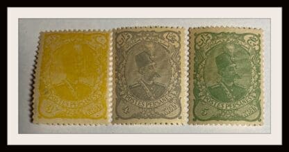 Iran Scott # 115-117 Mint Hinged