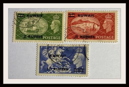 Kuwait Scott # 99-101 Used