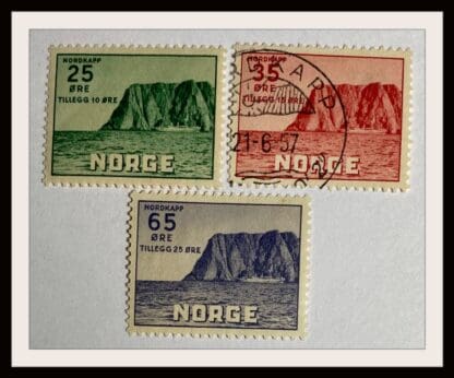 Norway Scott # B59-B61 Used