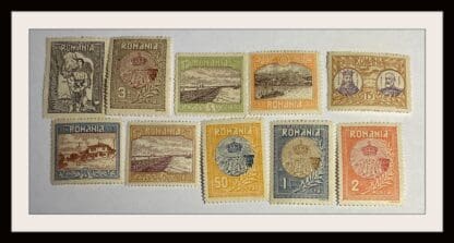 Romania Scott # 230-239 Mint Hinged