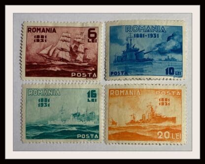 Romania Scott # 396-399 Mint Hinged