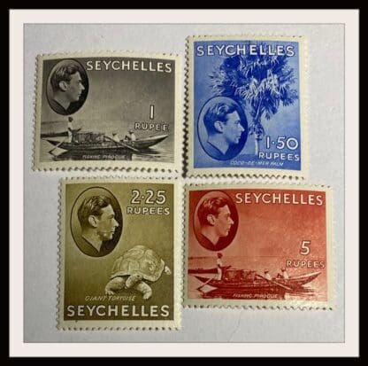 Seychelles Scott # 145-148 Mint Hinged