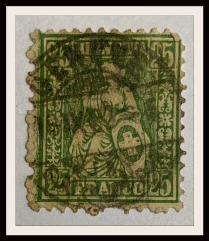 Switzerland Scott # 55a Used