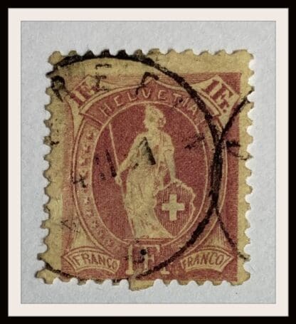 Switzerland Scott # 87 Used