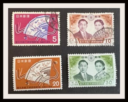 Japan Scott # 667-670 Used