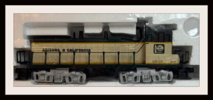 K-Line Arizona and California MP-15 Diesel with Gondola and Box Car New Old Stock