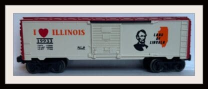 Lionel I Love Illinois Car # 19933 New Old Stock