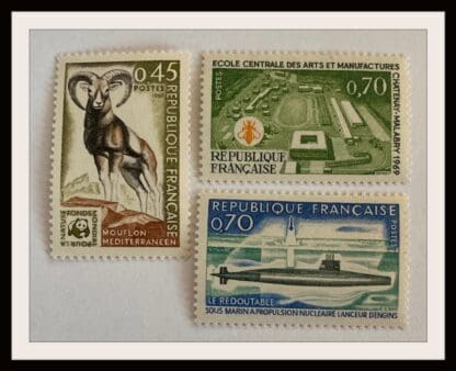 France Scott # 1257-1259 Mint Never Hinged