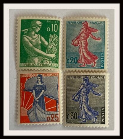 France Scott # 939/941-942a Mint Never Hinged