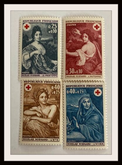 France Scott # B421-B424 Mint Never Hinged