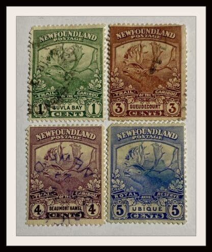 Newfoundland Scott #115/117-119 Used