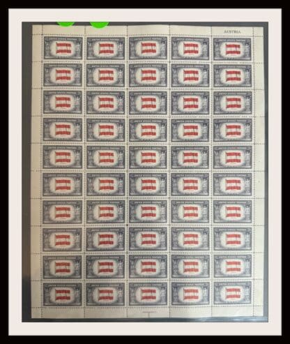 Scott # 919 Mint Never Hinged Sheet