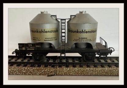Märklin Braunkohlestaub Lignite Dust Container Car