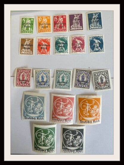 Bavaria Scott # 256-275 Mint Never Hinged