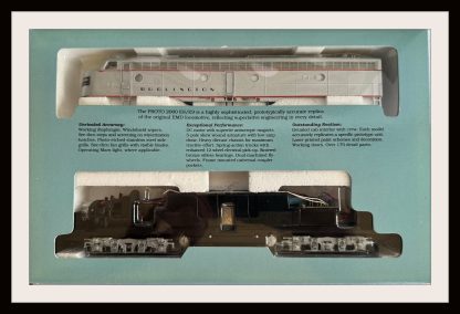 Proto 2000 E8-E9 Burlington HO Engine New Old Stock