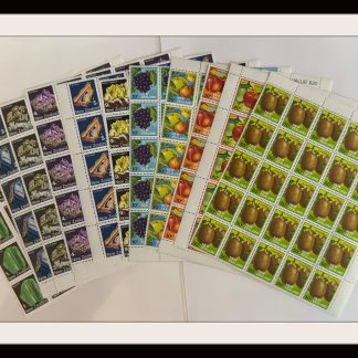 New Zealand Scott # 755-765 Blocks of 25 Mint Never Hinged