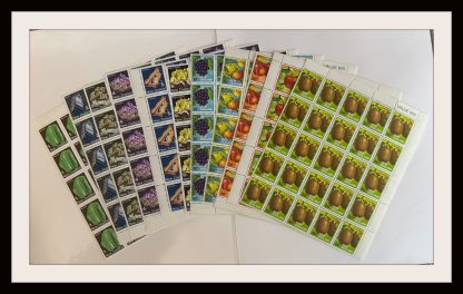 New Zealand Scott # 755-765 Blocks of 25 Mint Never Hinged