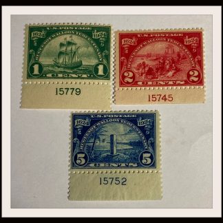 Scott # 614-616 Mint Never Hinged Plate Singles