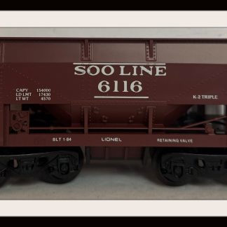 Lionel Soo Line Iron Oar Car # 6-6116