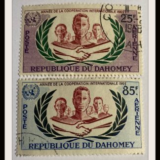 Dahomey Scott # C26-C27 Used